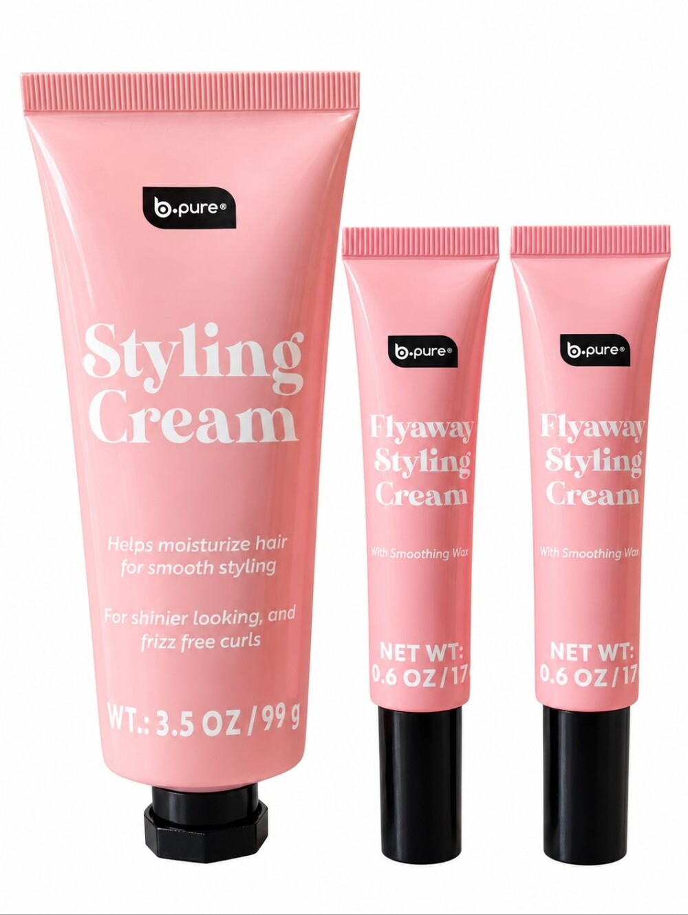 🌸Styling Cream & Fly Away Cream Frizz Control  3-piece